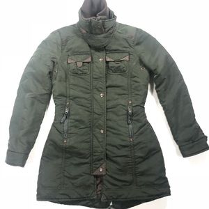 Miss Sixty Womens Jacket Size small Army Green